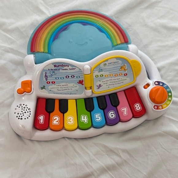 Colorful Musical Rainbow Piano Toy - Picture 1 of 1
